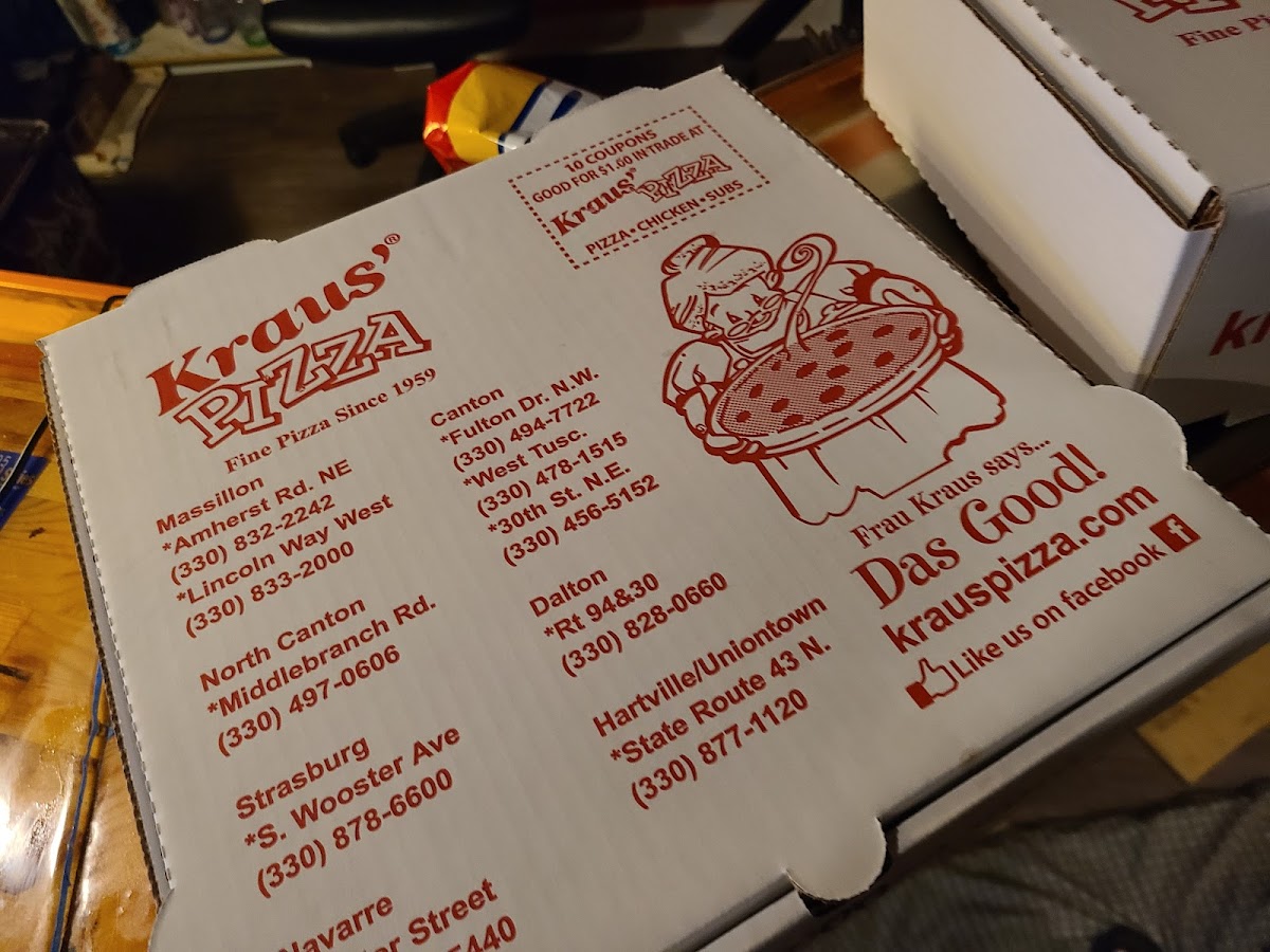 Kraus' Pizza Menu - Image 6